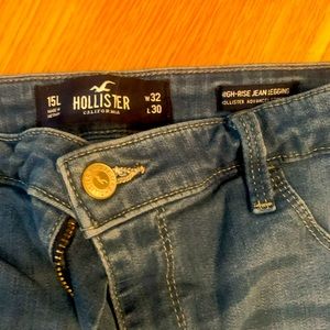 Hollister 15L high rise jean legging w32 L30